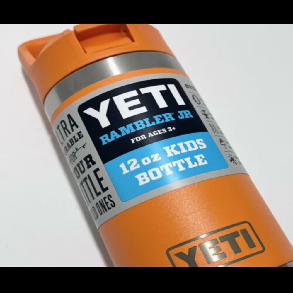 YETI LIMITED EDITION KING CRAB ORANGE RAMBLER JR. 12 OZ KIDS BOTTLE - Picture 5 of 5